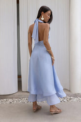 City Lights Calling Maxi Dress Blue